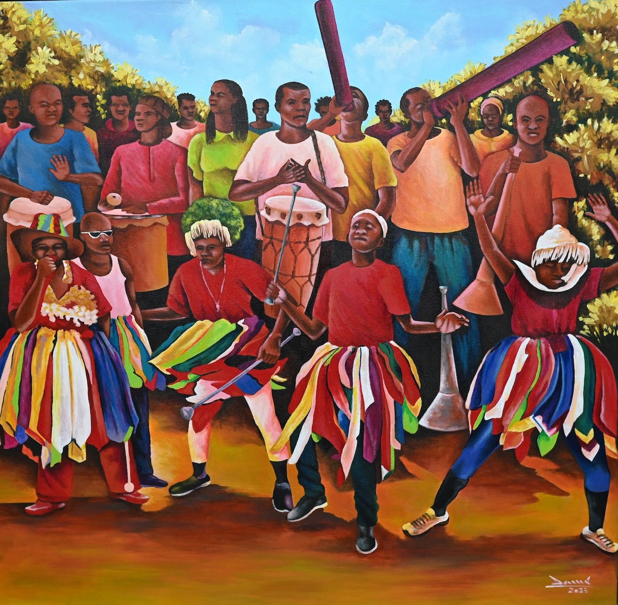 L’exposition : Rara - Tradition inventée et rituel de la Révolution Haïtienne a été réalisée du 6-10 août 2024, au Carrefour des arts et des sciences de l’Université de Montréal et à la Maison d’Haïti